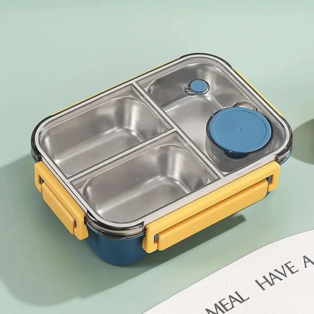 Fiambrera Bento de Acero Inoxidable Hermética Antifugas