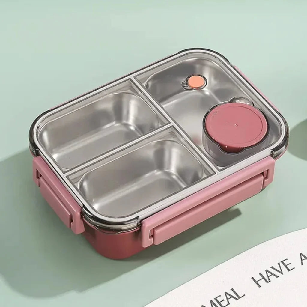 Fiambrera Bento de Acero Inoxidable Hermética Antifugas