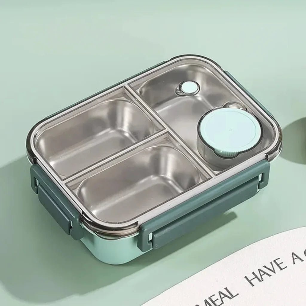 Fiambrera Bento de Acero Inoxidable Hermética Antifugas