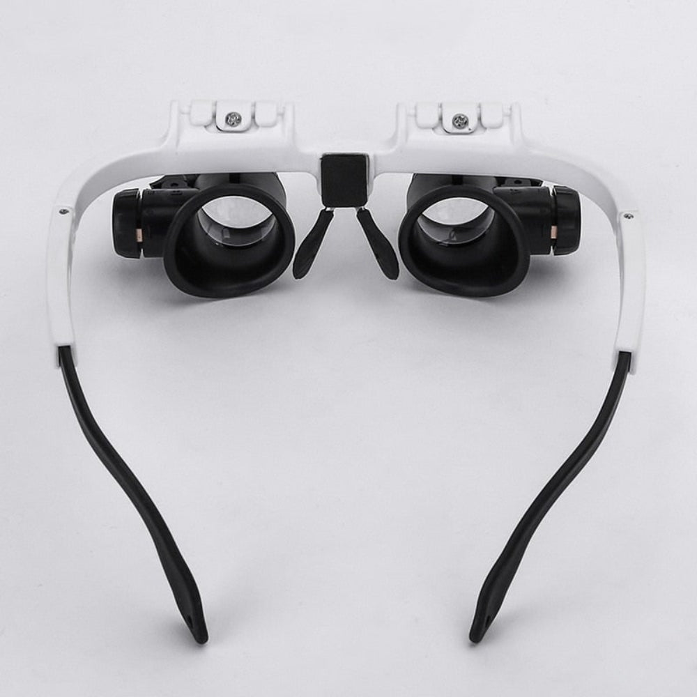 Gafas de Aumento con Luz LED y Lentes Intercambiables