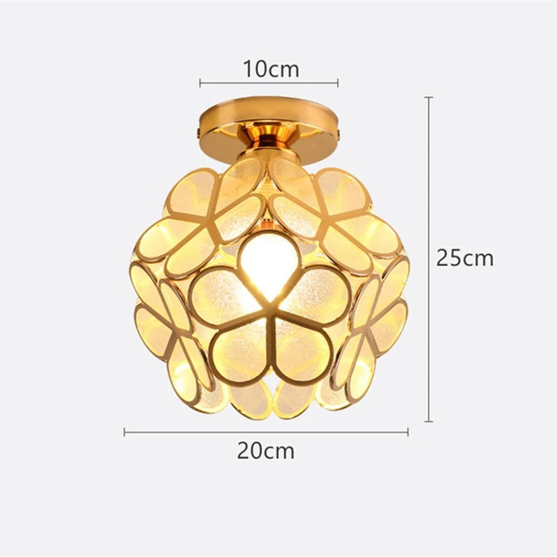 Plafón Nordic Petal de Pétalos para Pasillo y Dormitorio