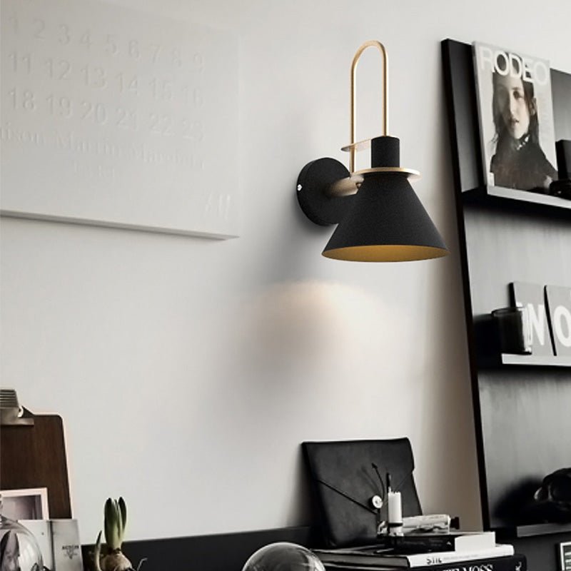 Aplique de Pared Mono de Metal Posmoderno Minimalista