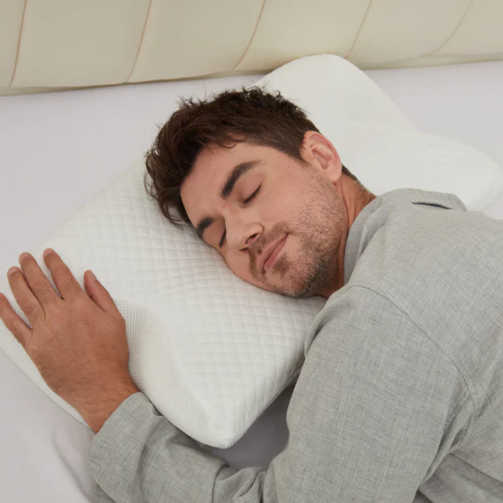 Almohada Viscoelástica Ergonómica de Contorno para Dormir
