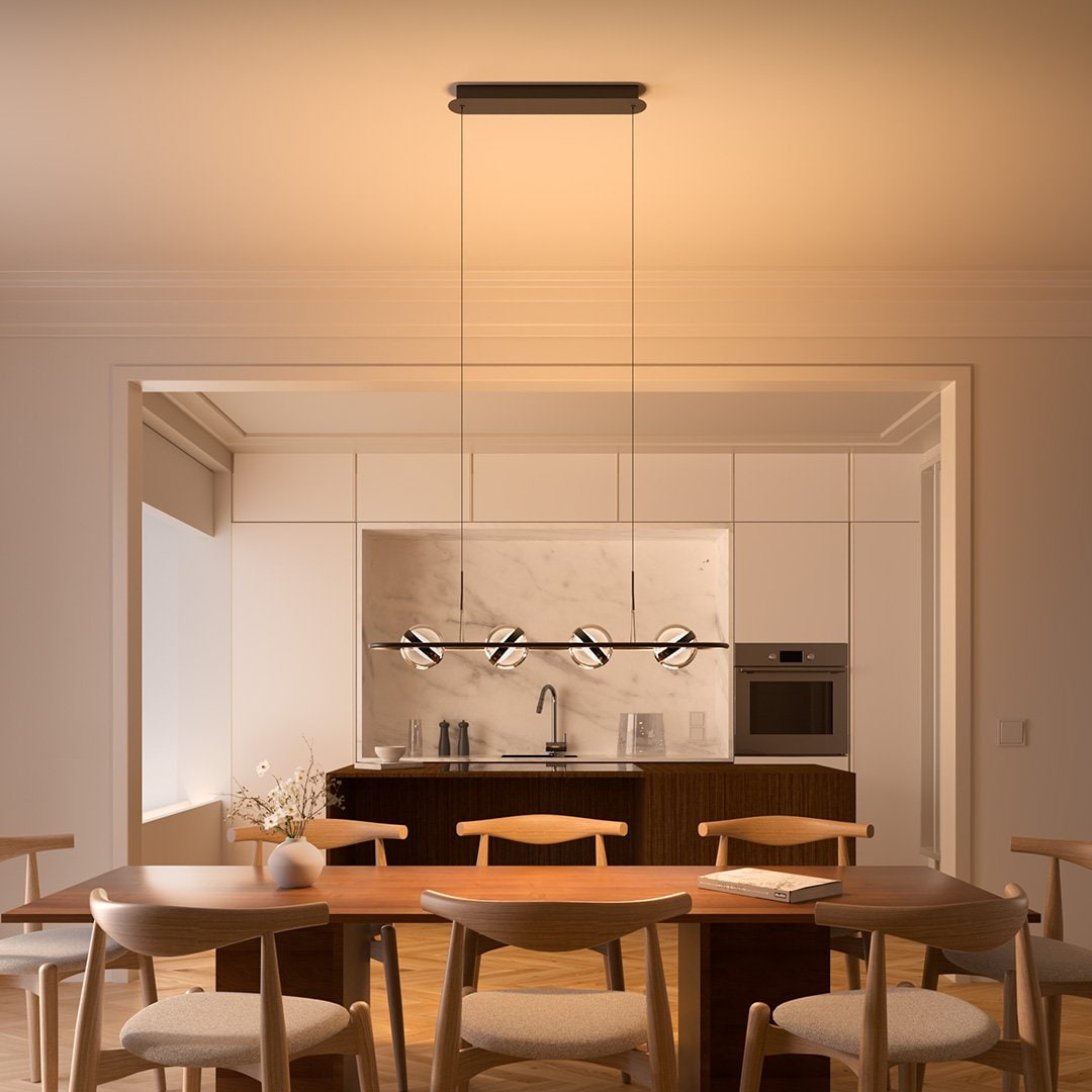 Lámpara Colgante LED Moderna Ajustable para Comedor y Cocina