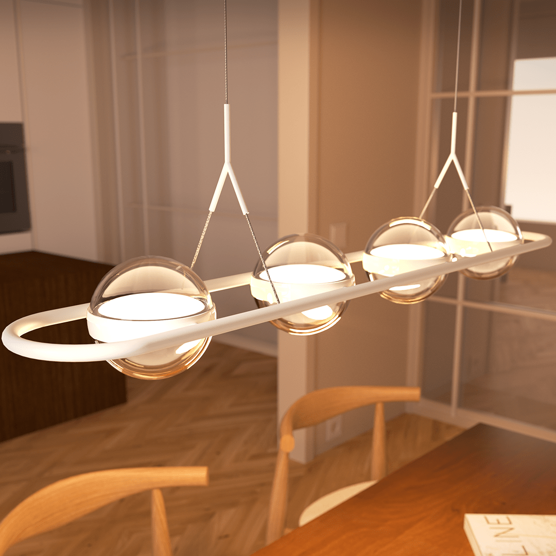 Lámpara Colgante LED Moderna Ajustable para Comedor y Cocina