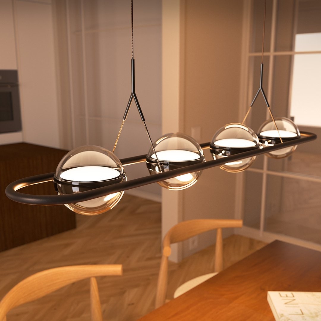 Lámpara Colgante LED Moderna Ajustable para Comedor y Cocina