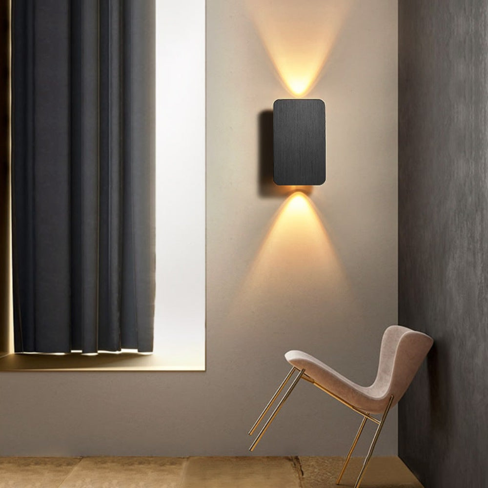 Aplique de Pared Cuadrado Moderno en 5 Colores y 2 Tamaños