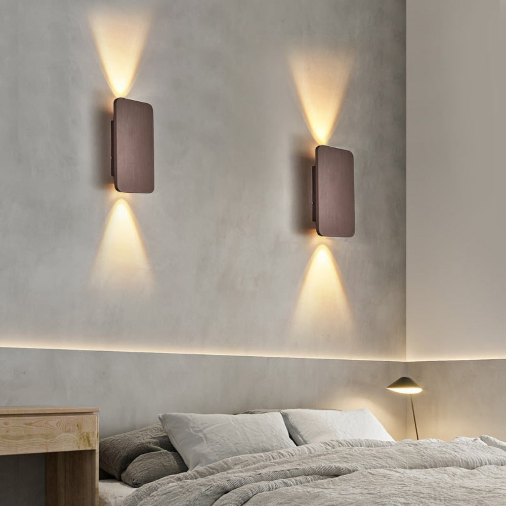 Aplique de Pared Cuadrado Moderno en 5 Colores y 2 Tamaños