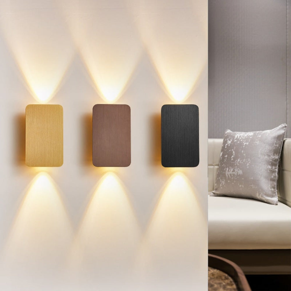 Aplique de Pared Cuadrado Moderno en 5 Colores y 2 Tamaños