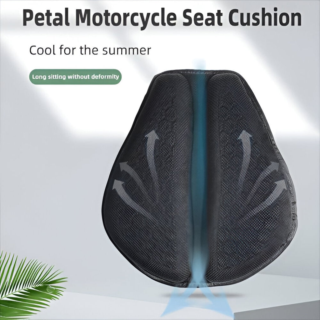 Cojín de Gel Panal para Asiento de Moto, Transpirable