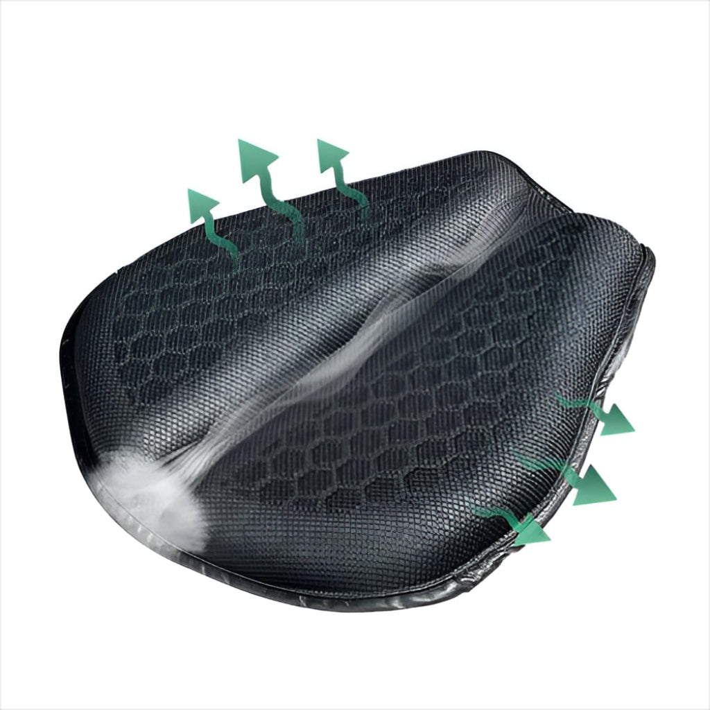 Cojín de Gel Panal para Asiento de Moto, Transpirable