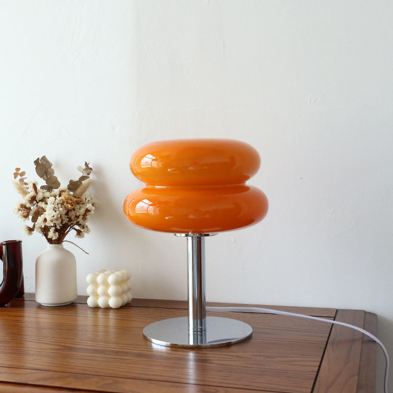 Lámpara de Mesa de Cristal Hecha a Mano Estilo Italiano