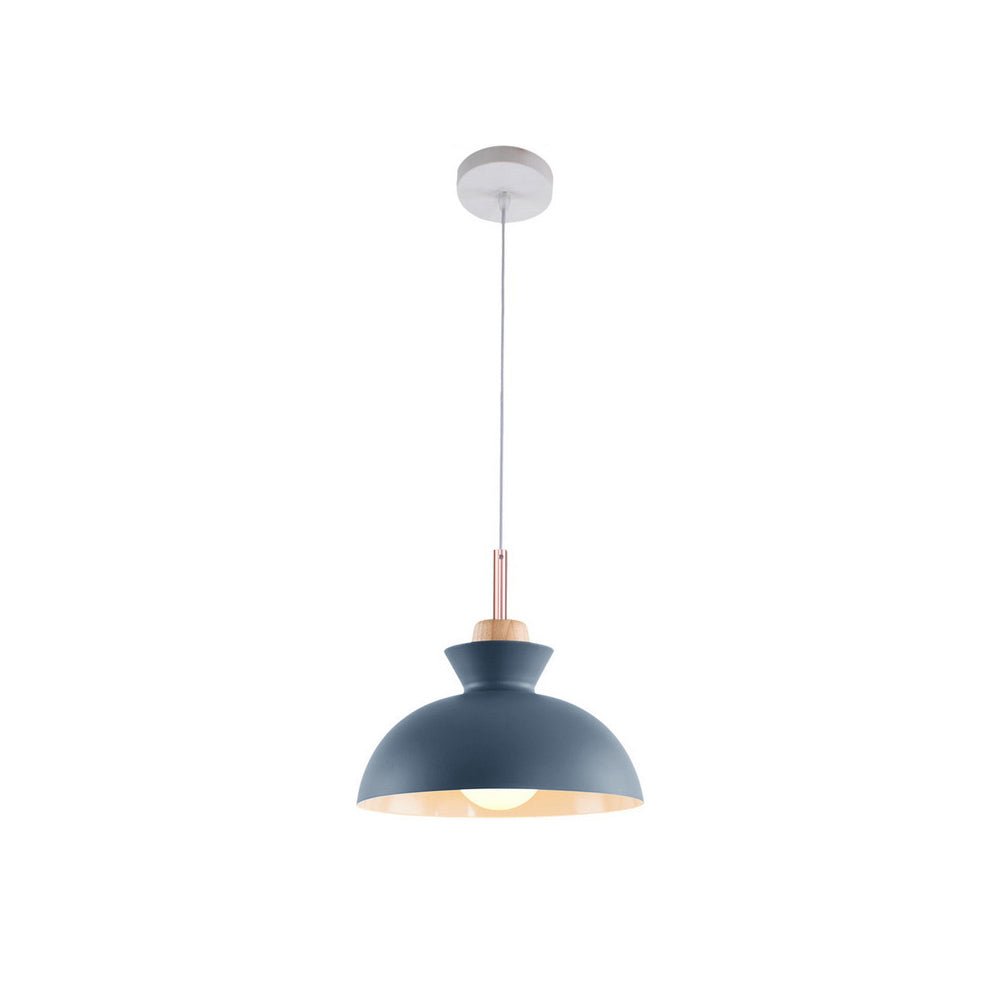 Lámpara Colgante de Cúpula Escandinava de Metal en 9 Colores