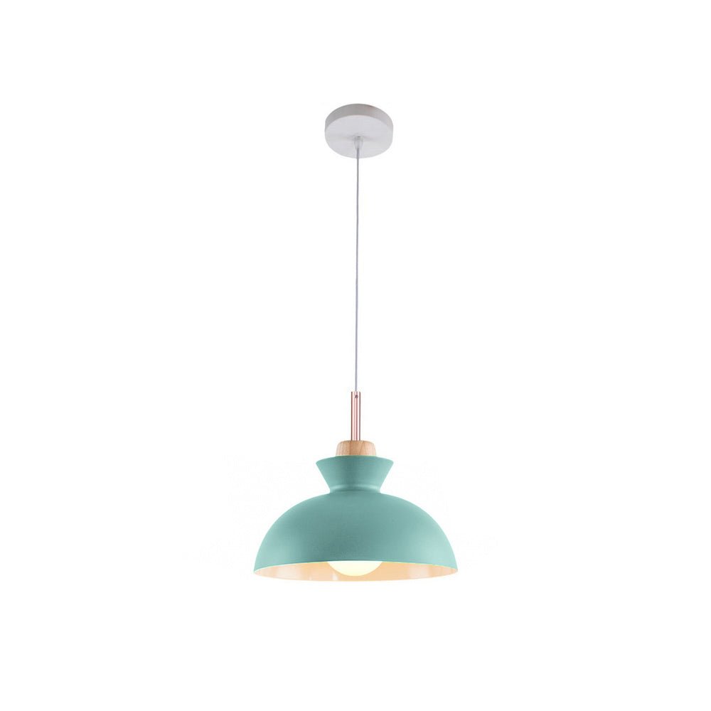 Lámpara Colgante de Cúpula Escandinava de Metal en 9 Colores
