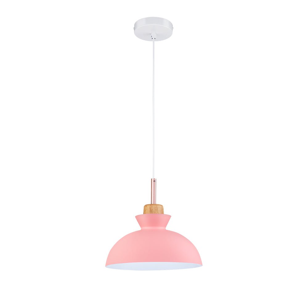 Lámpara Colgante de Cúpula Escandinava de Metal en 9 Colores