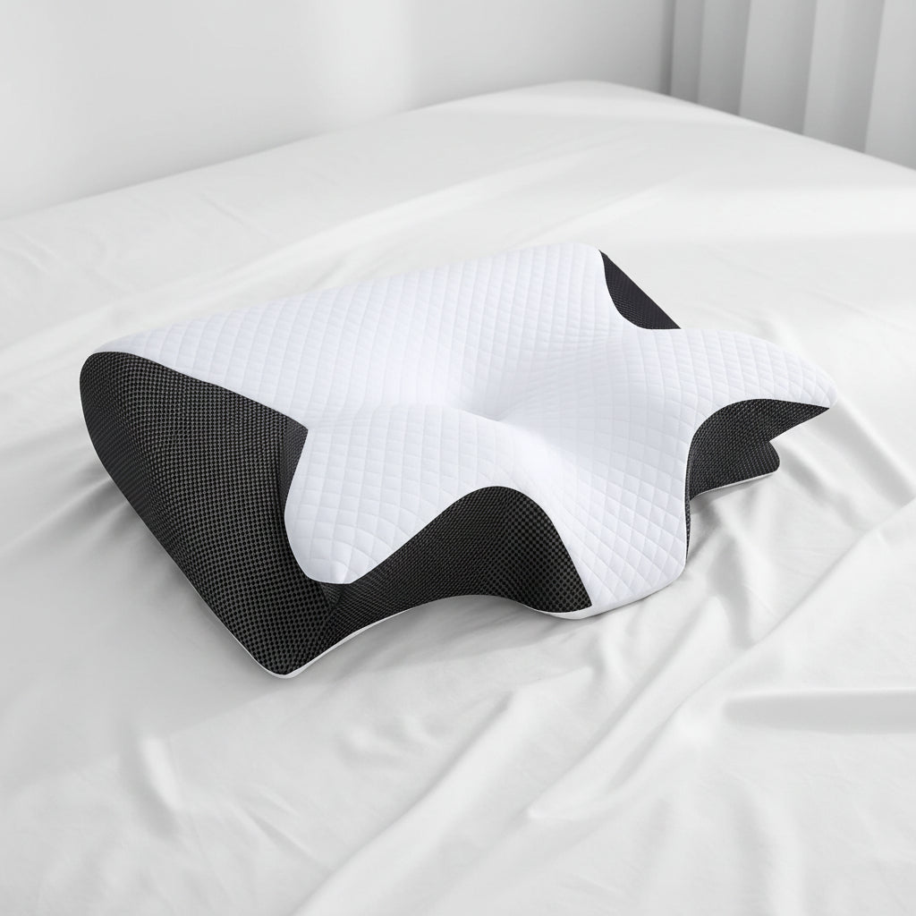 Almohada Viscoelástica Ergonómica para Dormir de Lado