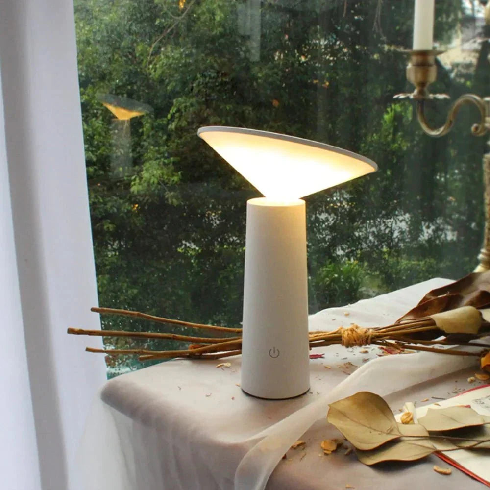 Lámpara de Mesa Aurora Libra de Diseño Moderna Regulable