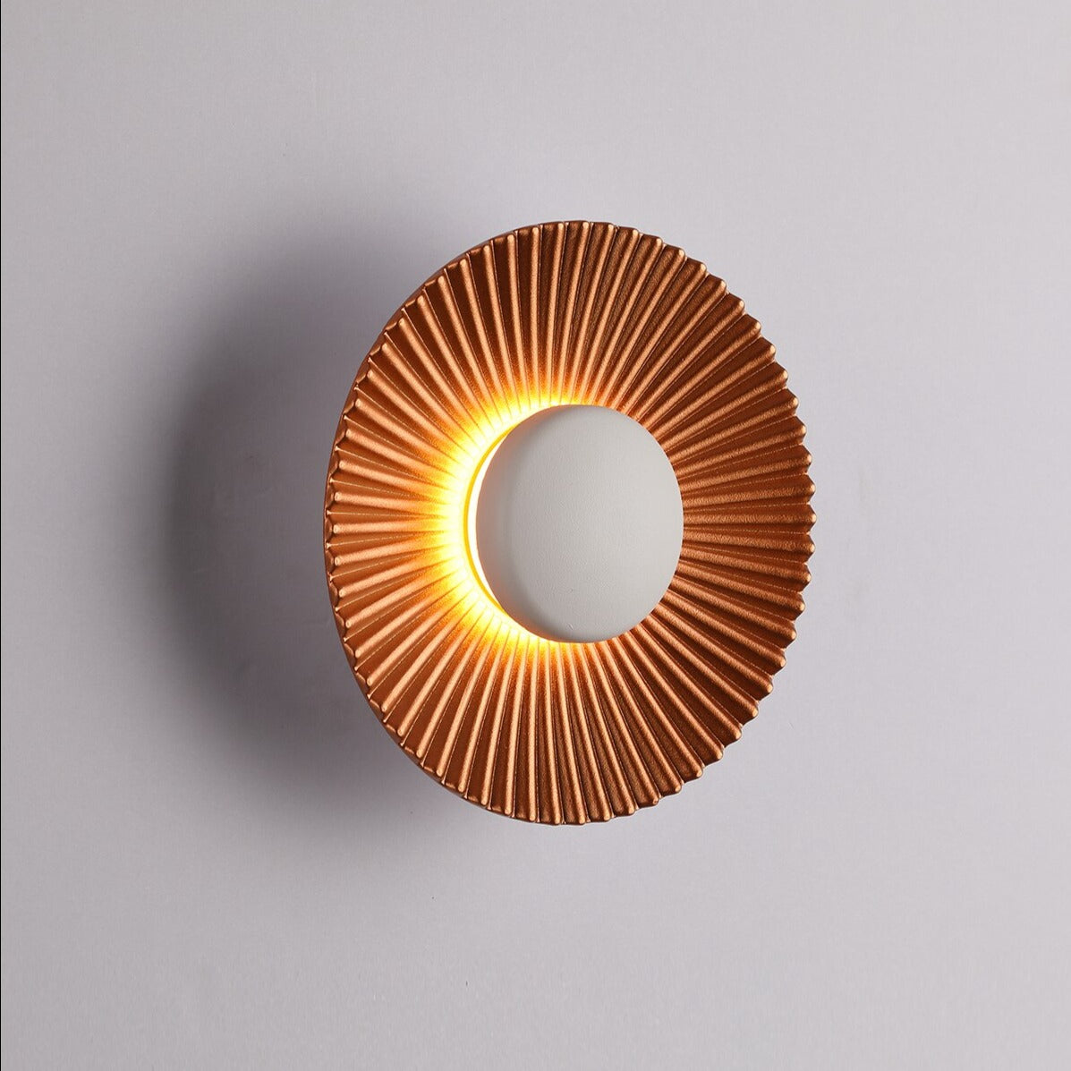 Aplique de Pared LED Hasna SunRay Metálico Sol Naciente