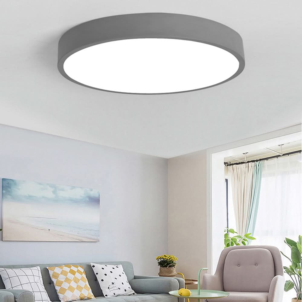 Plafón LED Redondo Moderno de Colores 30, 40 y 50 cm