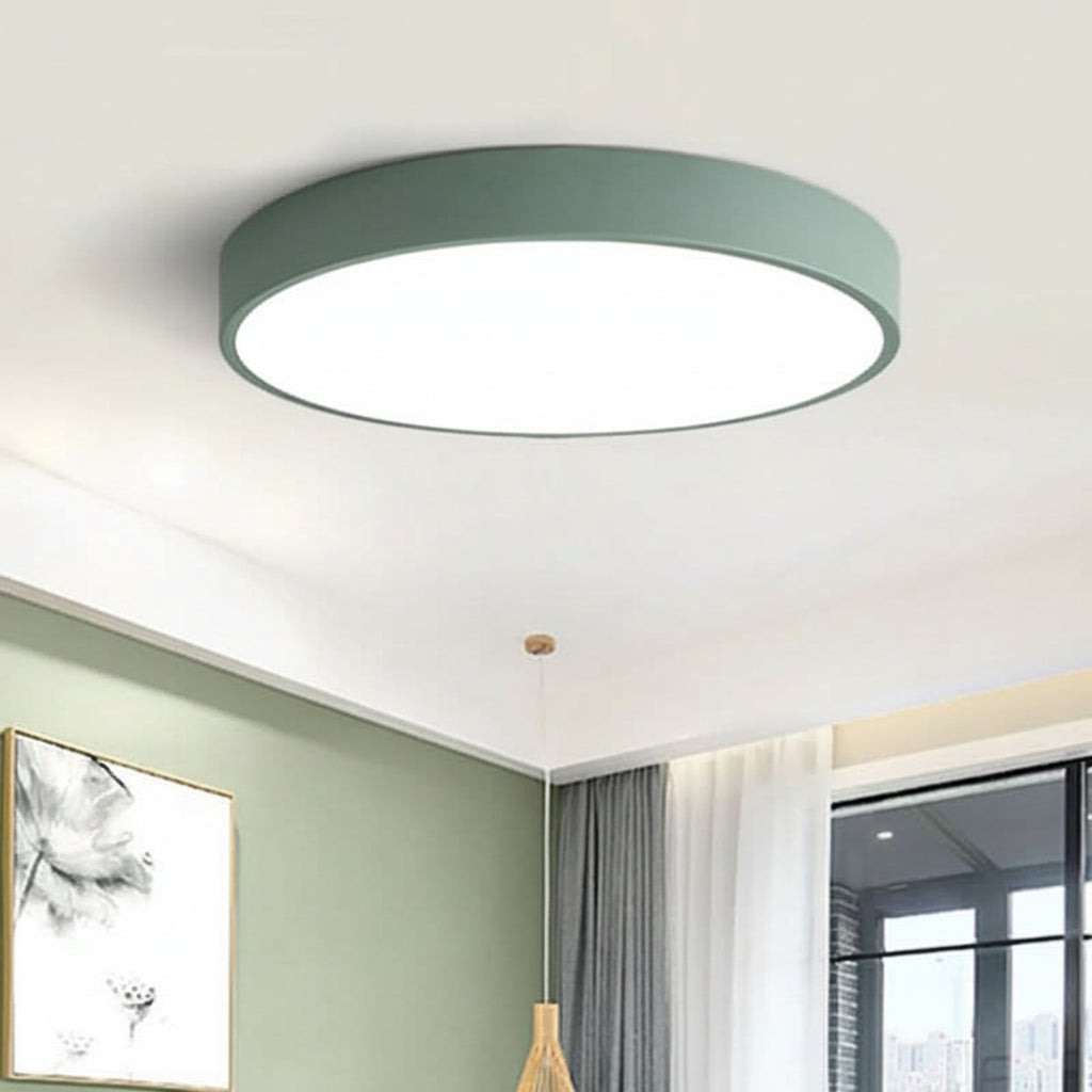 Plafón LED Redondo Moderno de Colores 30, 40 y 50 cm