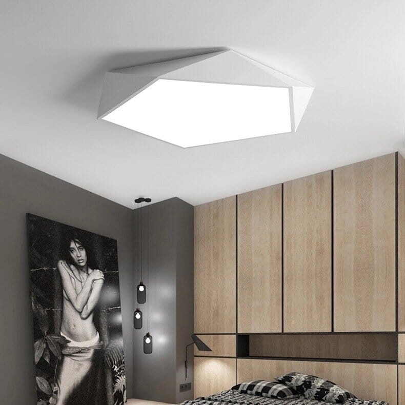 Plafón LED Skydor Geométrico en 6 Colores y 4 Tamaños