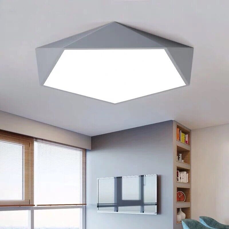 Plafón LED Skydor Geométrico en 6 Colores y 4 Tamaños