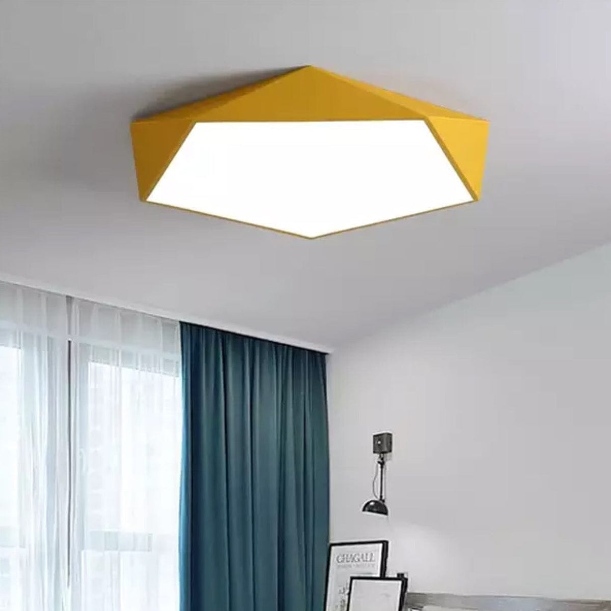 Plafón LED Skydor Geométrico en 6 Colores y 4 Tamaños