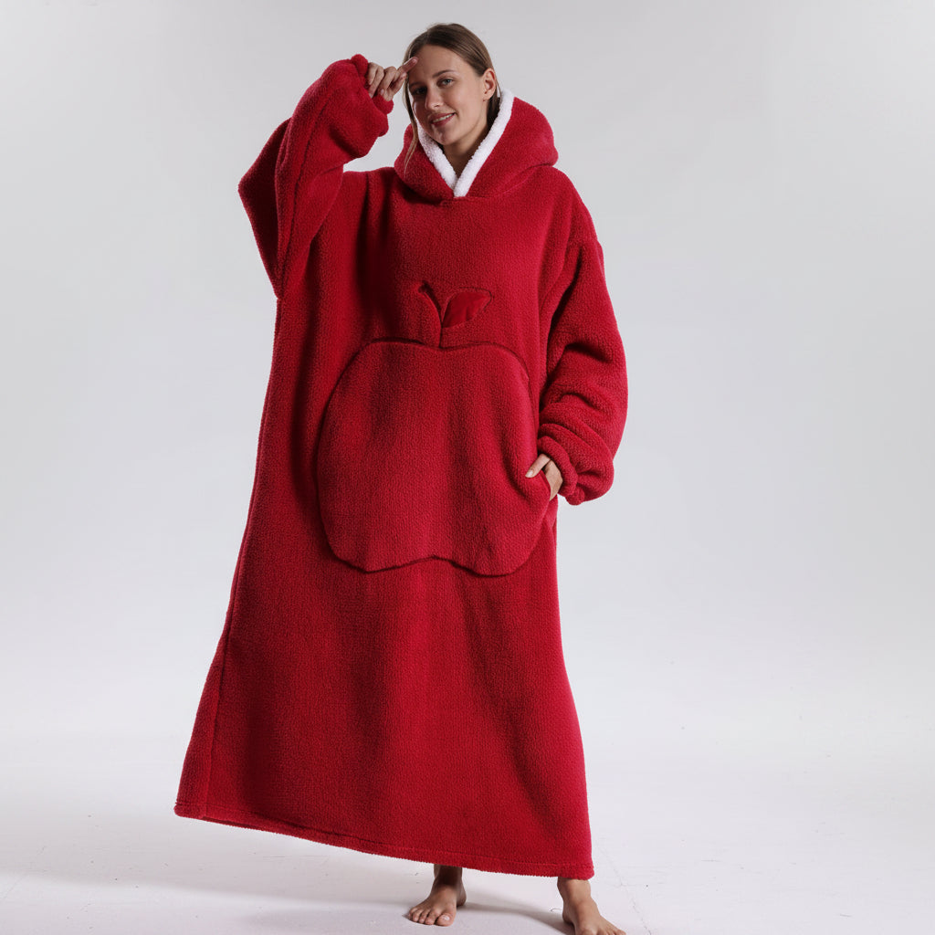 Manta con Capucha Ponible Suave para Invierno, 8 Colores