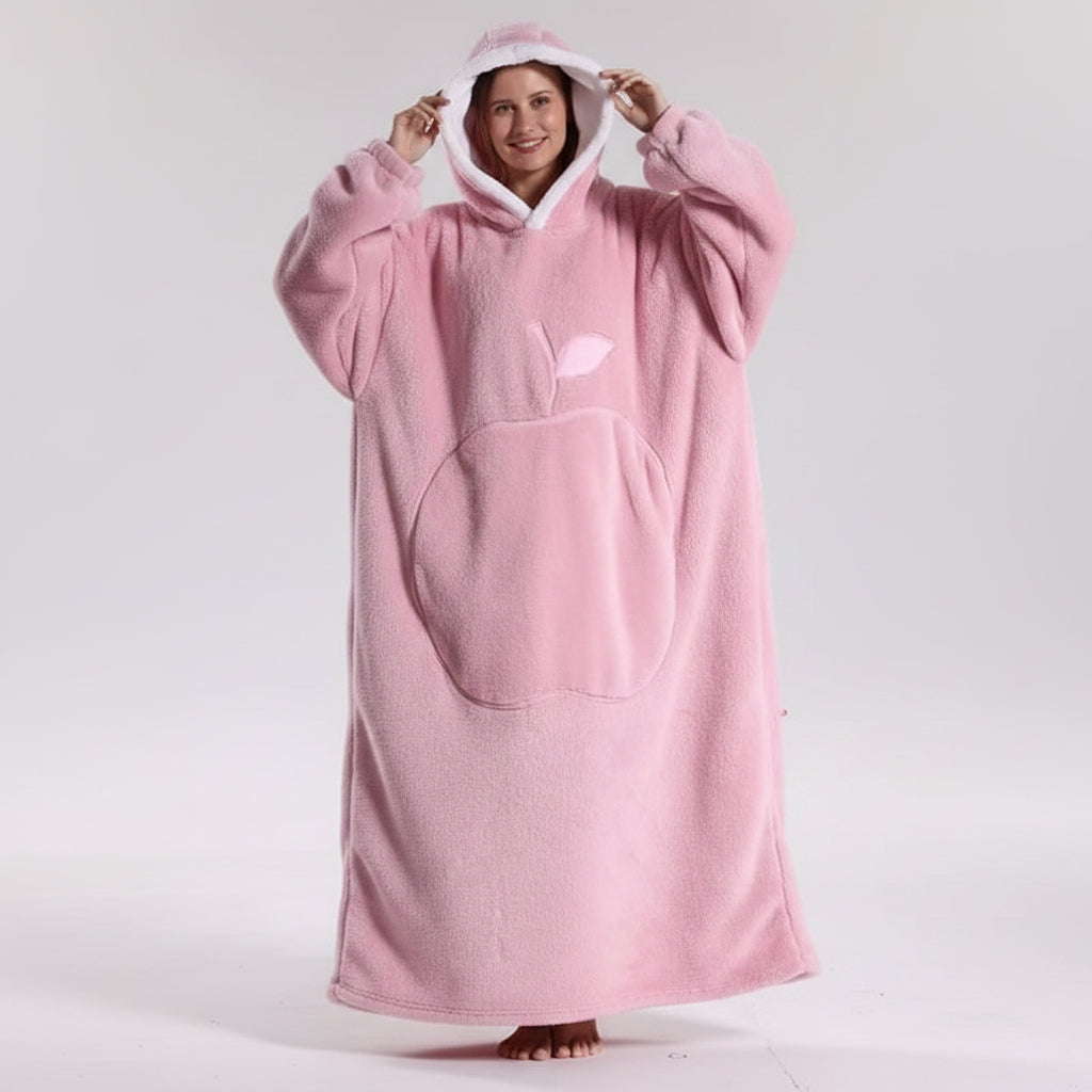Manta con Capucha Ponible Suave para Invierno, 8 Colores