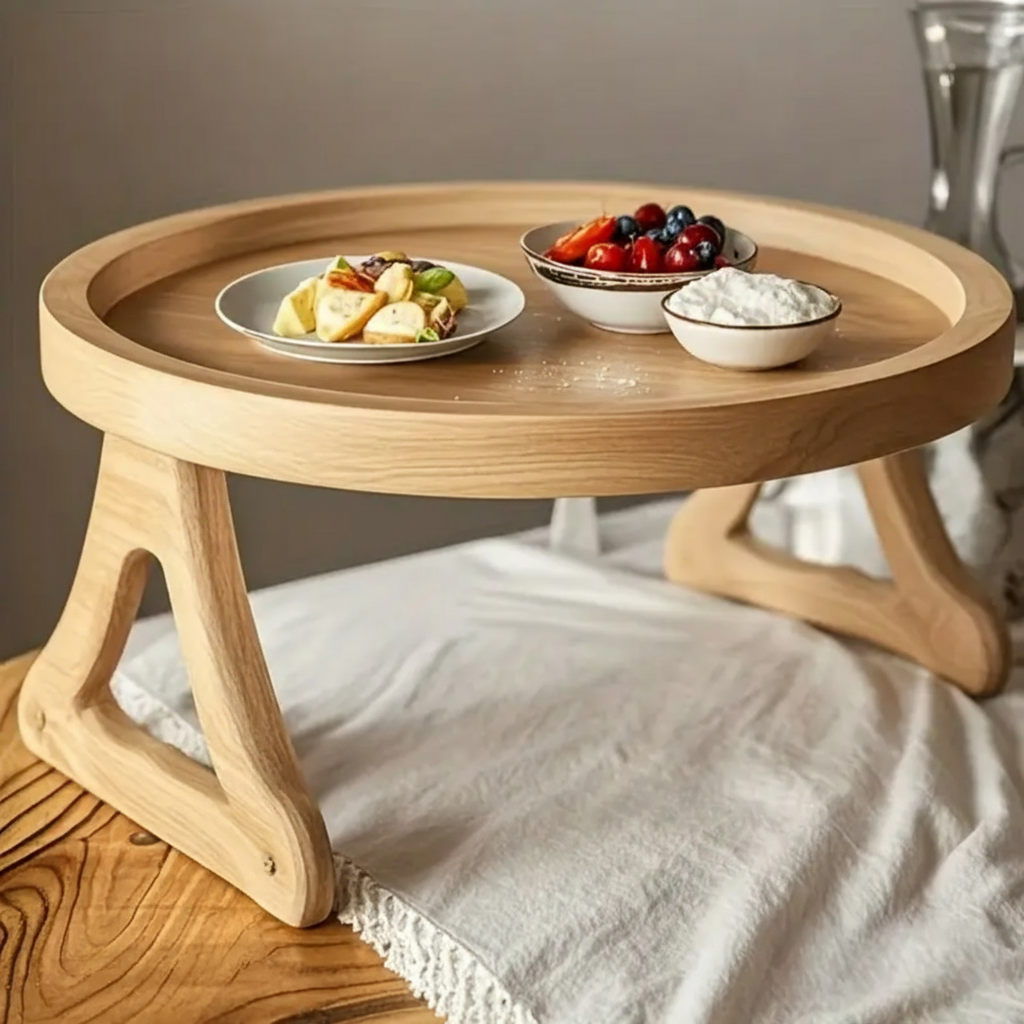 Bandeja para Reposabrazos de Sofá Plegable y Ajustable