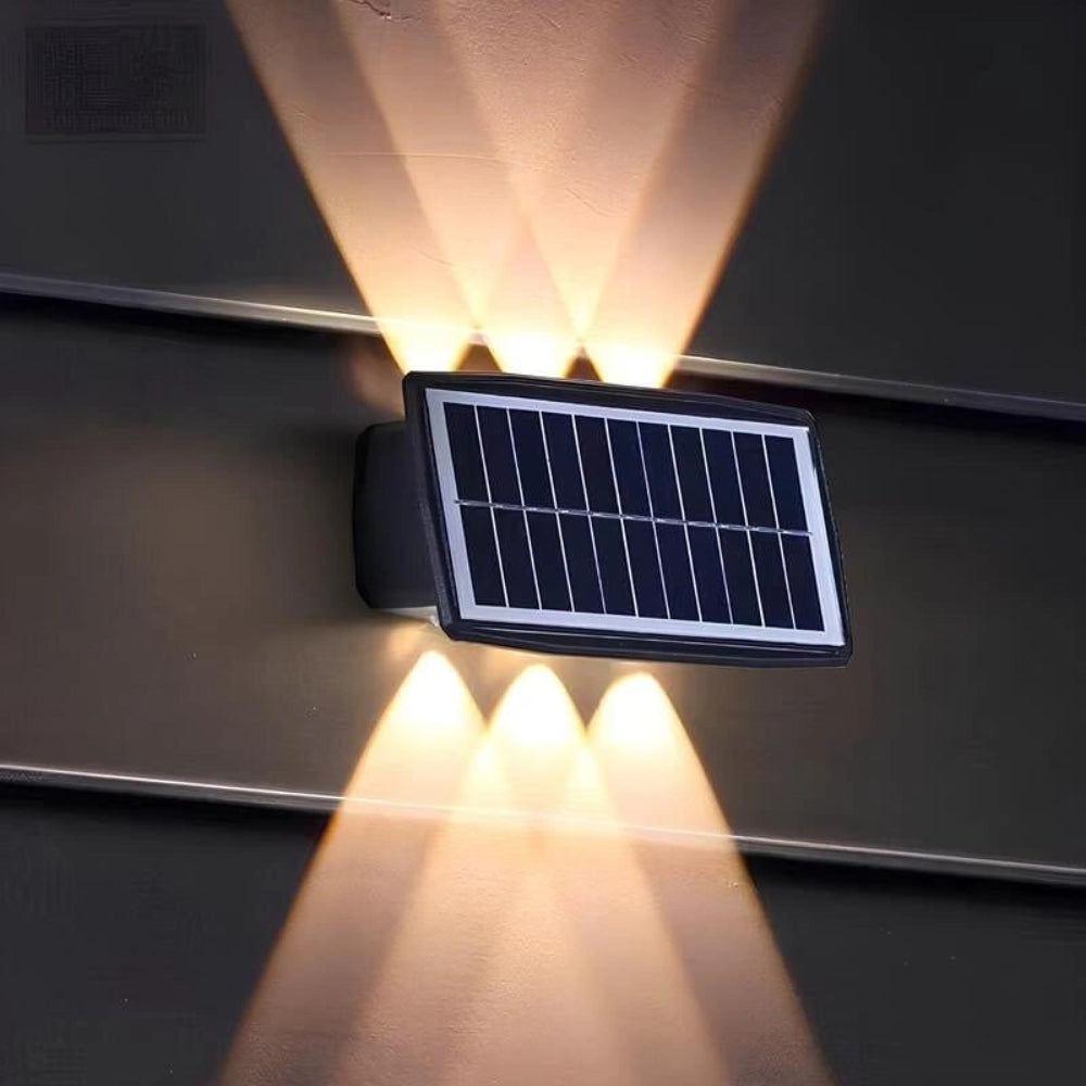 Aplique Solar de Pared para Exterior Impermeable con LED