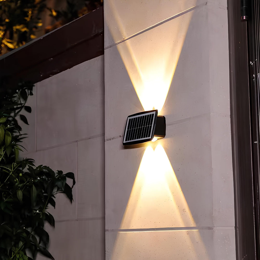 Aplique Solar de Pared para Exterior Impermeable con LED