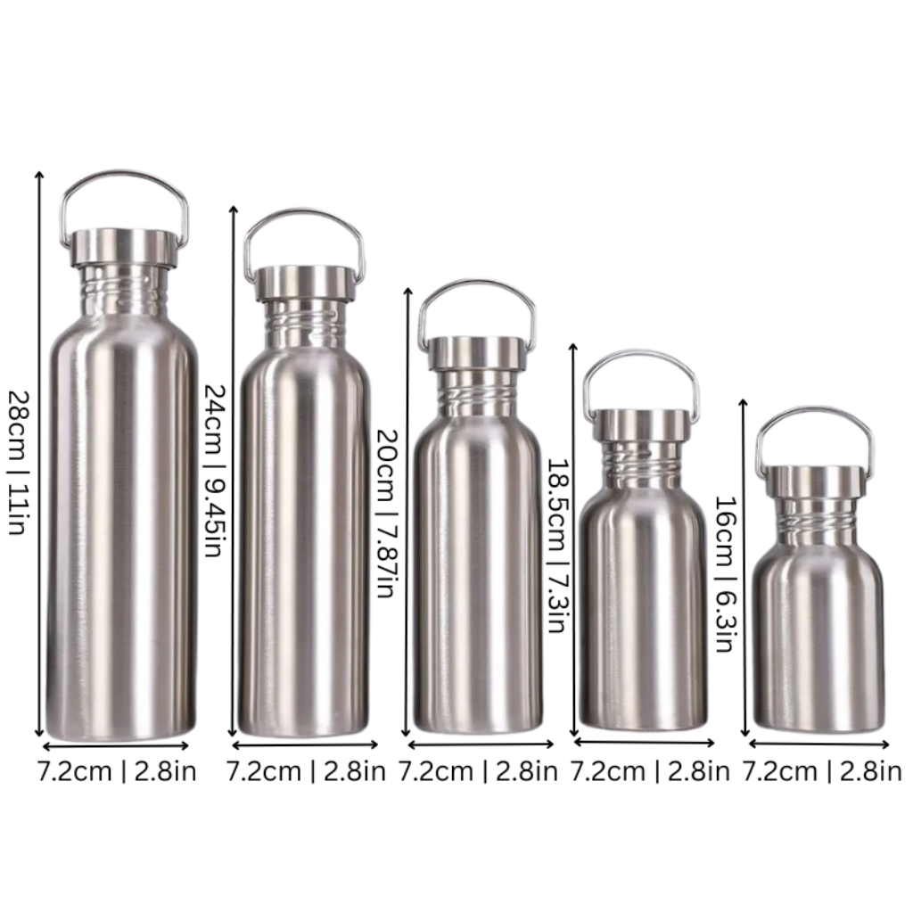 Botella de Agua de Acero Inoxidable Térmica Antifugas
