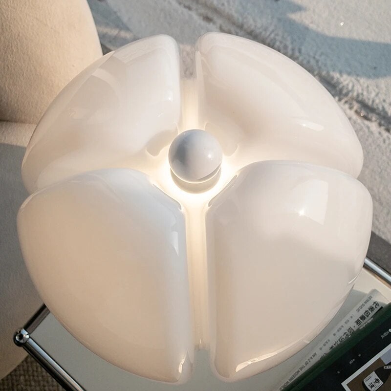 Lámpara de Mesa Flor de Acero LED Regulable y Ajustable