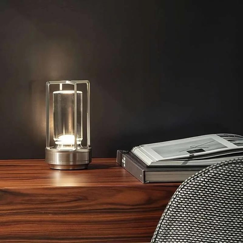 Lámpara Farol de Mesa Recargable Inalámbrica Regulable