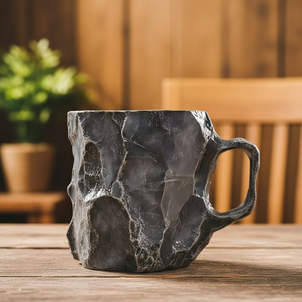 Taza de Té de Cristal de Resina Resistente al Calor, Mineral
