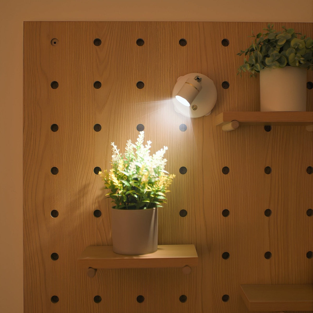 Aplique Foco LED de Pared con Batería Orientable, Sin Cables
