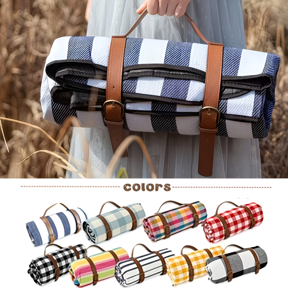Manta de Picnic Impermeable Grande y Portátil para Playa