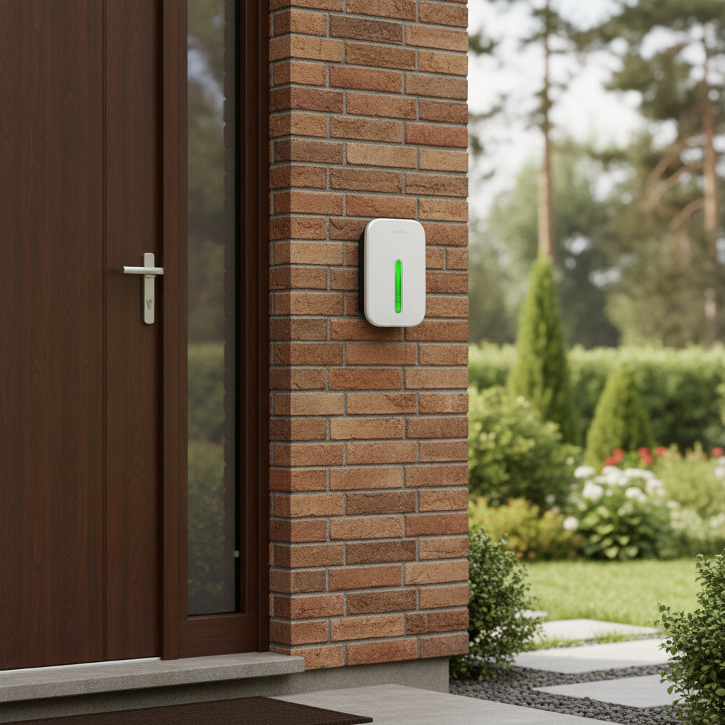 Timbre Inalámbrico para Puerta Impermeable Sin Pilas, Kit